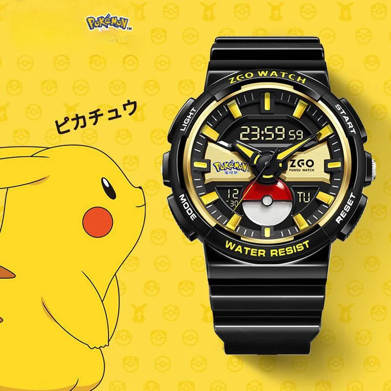 Pokemon Pikachu children's watch cartoon cute creative high-end multi-function sports waterproof electronic watch birthday gift