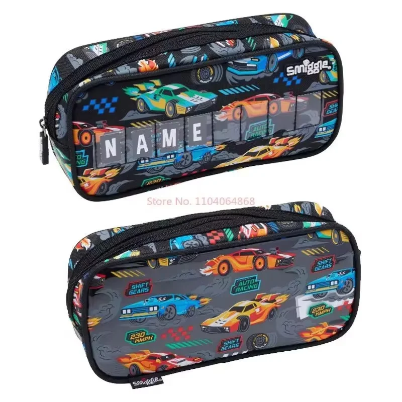 

Smiggle Backpack from Australia Medium-Sized Black Speed Racing Design for Elementary School Kindergarten And Senior Class