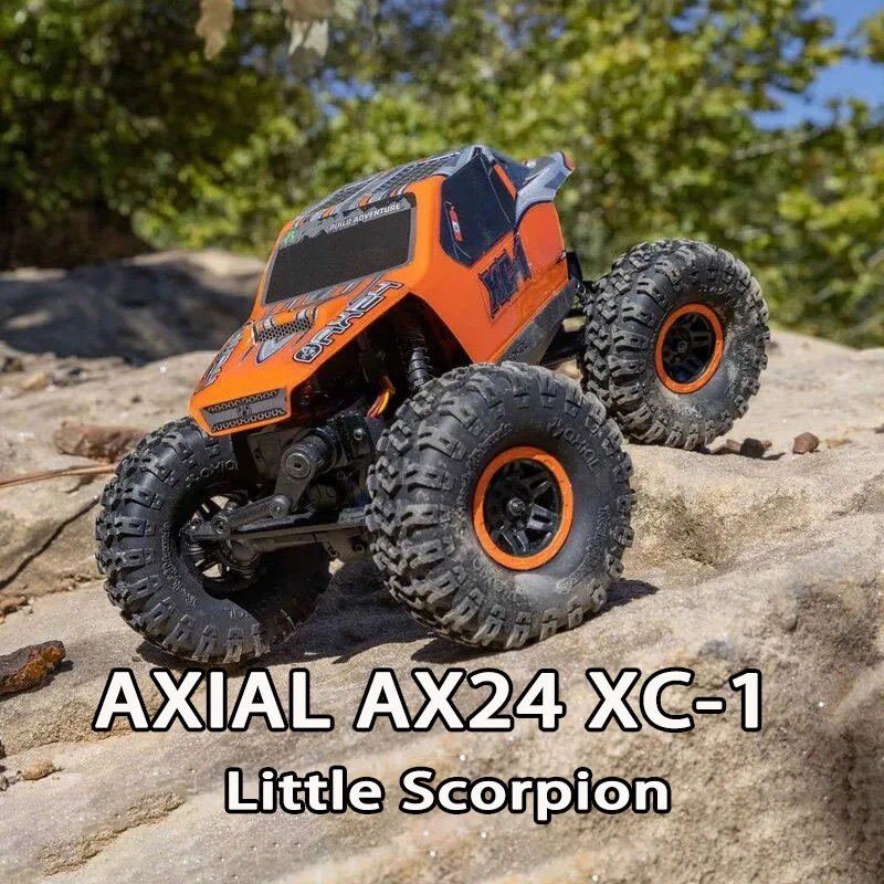 AXIAL AX24 XC-1 Little Scorpion RTR 2.4GHz 1/24 MINI RC Electric Remote Control Model Car Crawler Buggy Adult Children's Toys