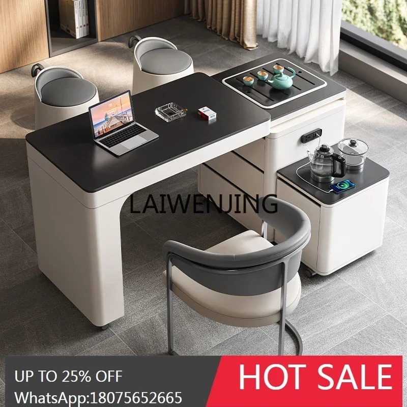 

rotatable and retractable mobile small apartment balcony tea table and chair combination