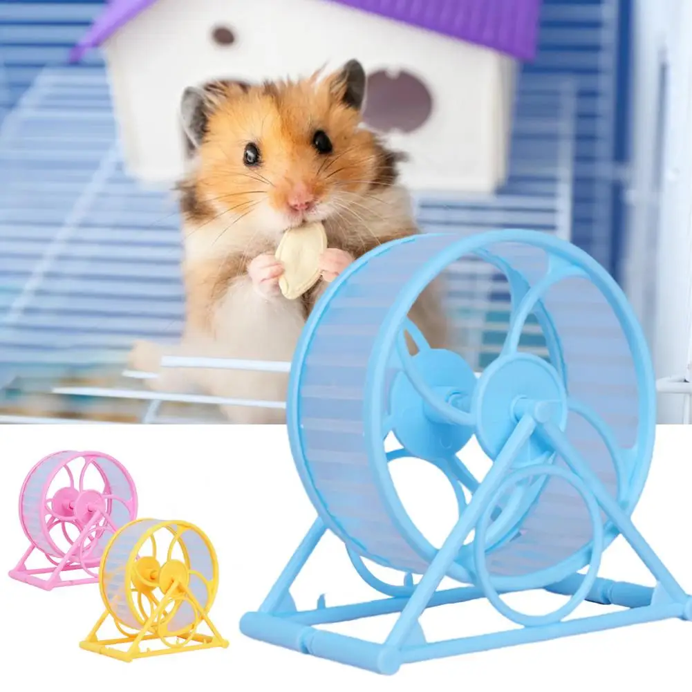 Sturdy Hamster Toy Activity Venue Small Animal Toy Smooth Edge Sport Wheels Hamster Sport Toy  Exercise Training