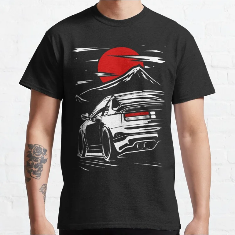 

80s Vintage Anime Initial D Japan manga Street Wear Mountain Drift Racing Graphic T Shirts large size Adult S-6XL