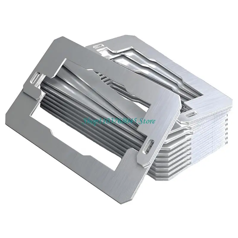 R53F 10Pcs Adjustable Double Layer Outlet Shims Plate Receptacle Spacer Shims Leveler for Electrical Outlet Switches Repair