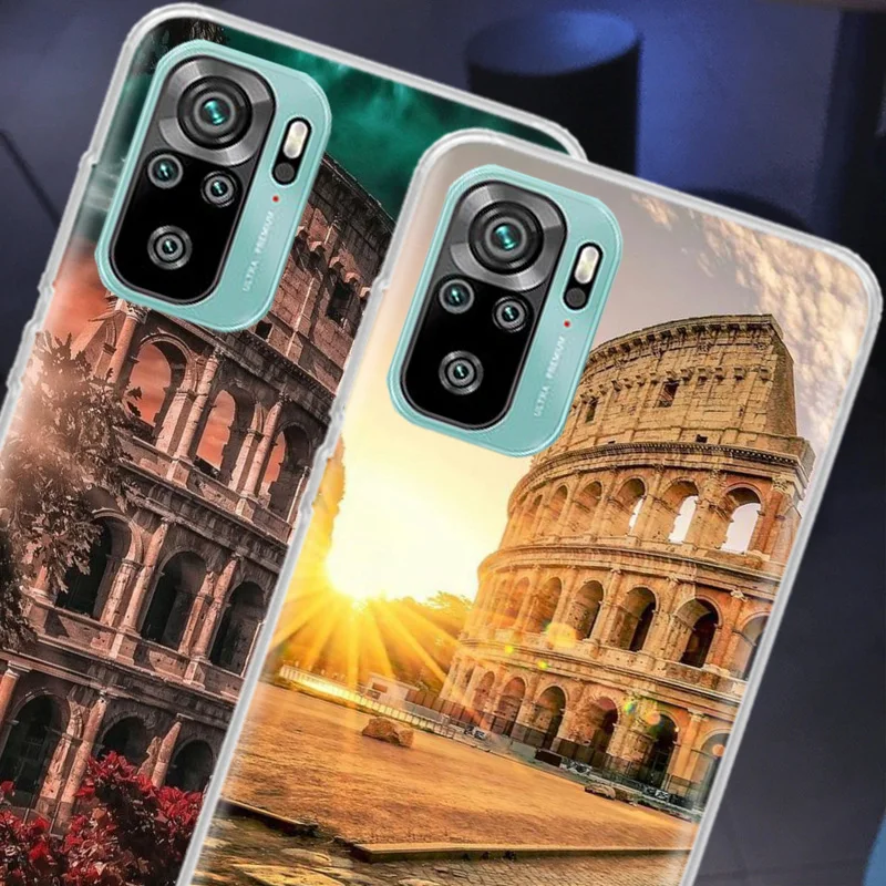 Colosseum Rome Italy Phone Case For Xiaomi Redmi Note 13 Pro Plus 5G Cover 10 10A 10C 12 12C 9A 9C 9T 8A 7A 6A 9 8 7 6 K70 K60 P