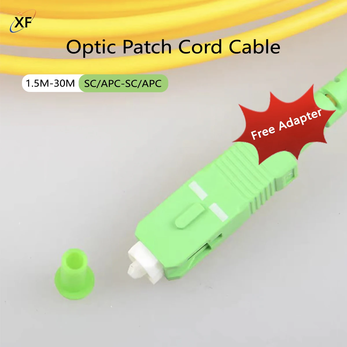 

Fiber Optic Patch Cable SC/APC-SC/APC 1.5/2/3/5/10/15/20/30M Single Mode FTTH Fiber Optics Patch Cord Cable Extension Wire