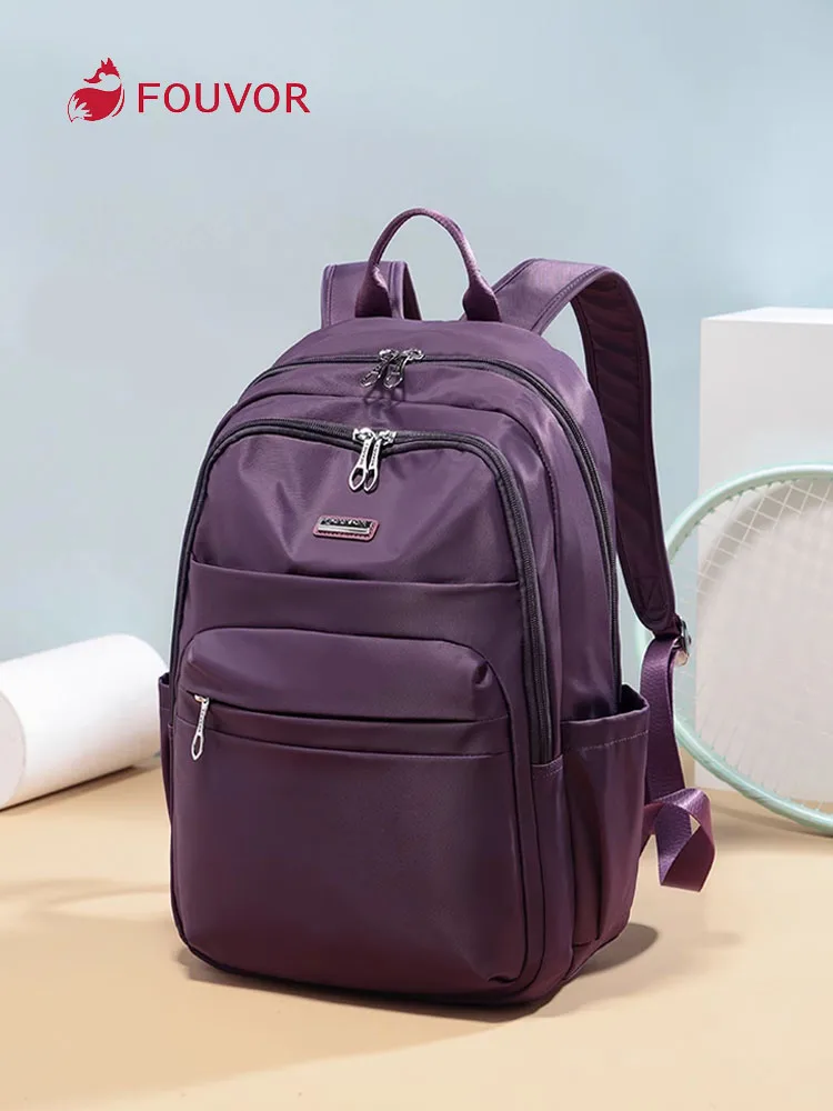 

Fouvor 2024 New Fashion Women Waterproof Oxford Backpack Lager Bag for Office Worker Casual Travel Female school Bag 2800-22