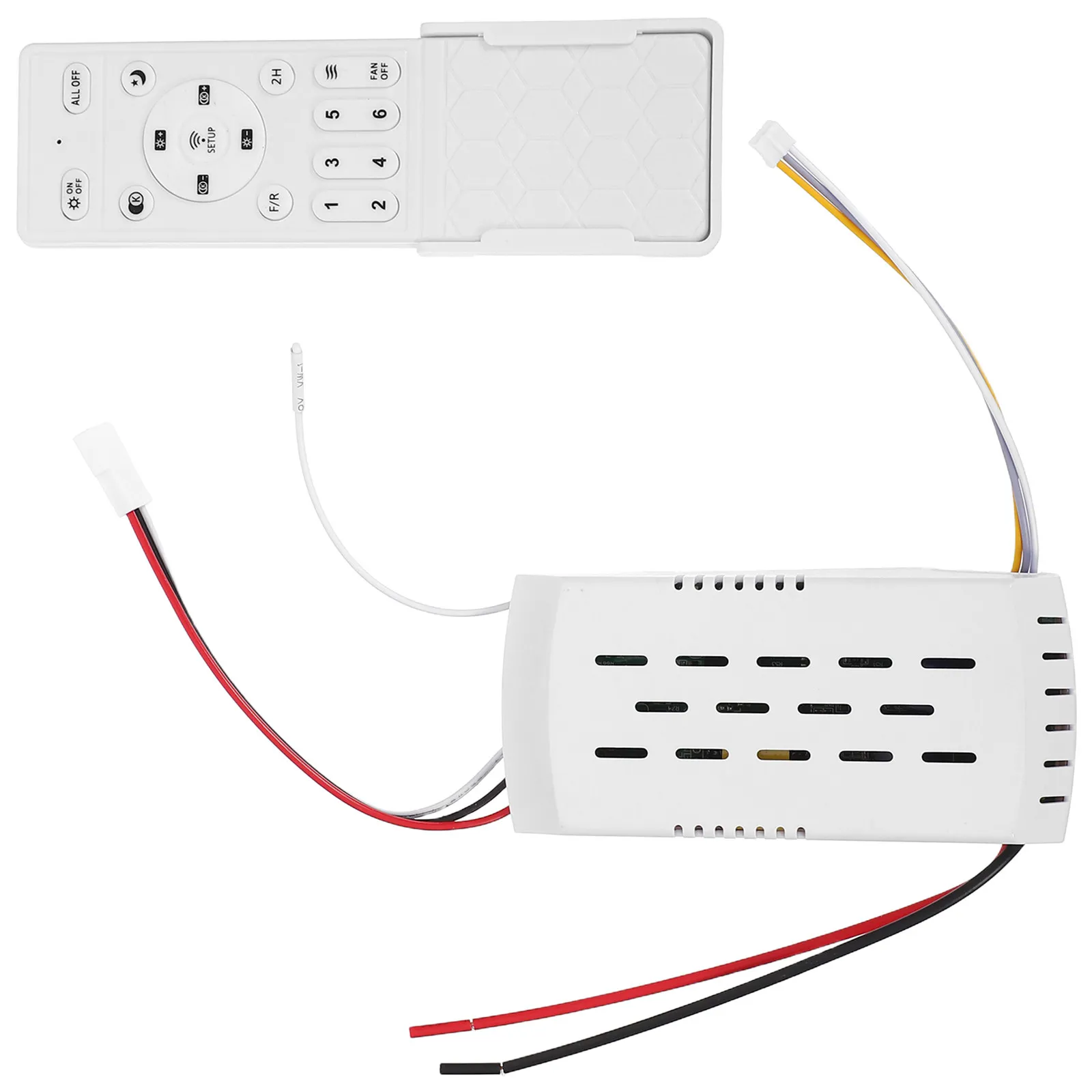 1Set Dc Ceiling Fan Motor Controller Wireless Remote Speed Light Adjustable Fan Remote Replacement Parts for Home