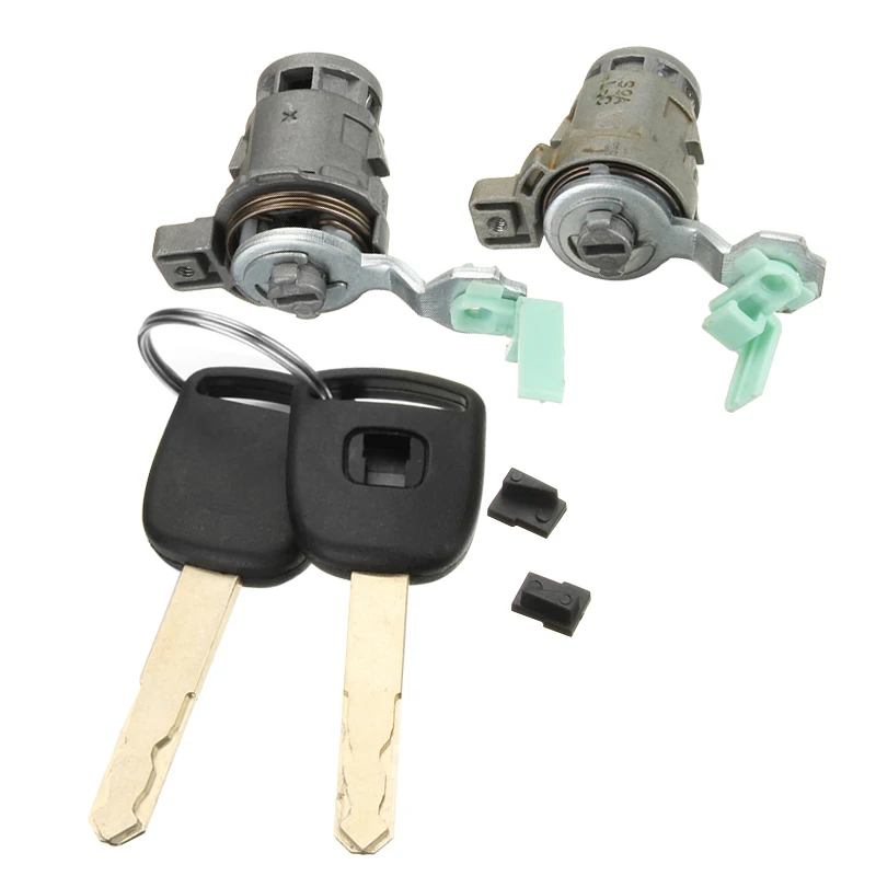 72145S73003 72146S73003 Left & Right Door Lock Cylinder with Keys Kit Fit For Honda CR-V Civic Element Odyssey S2000