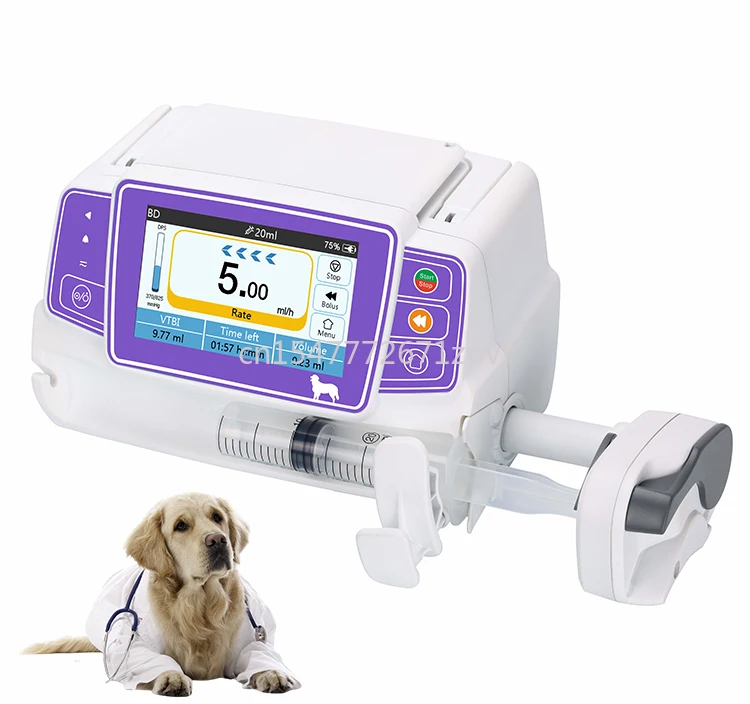 Portable Syringe Infusion Pump Price Hospital Medical Electric Veterinary Syringe Pump