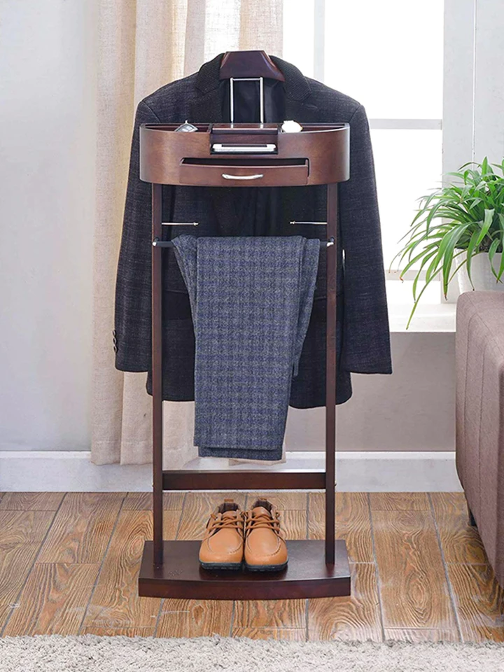 Valet de Nuit Unisex Valet de Chambre Support Veste Valet pour Vêtements en Bois Porte-Costumes Valet de Nuit,AVCE Plateau et Tiroir,pour Bureau Salon Chambre à Coucher,107x33.5x43 Valet de Nuit Unisex Valet de Chambre Support Veste Valet pour Vêtements en Bois Porte-Costumes Valet de Nuit,AVCE Plateau et Tiroir,pour Bureau Salon Chambre à Coucher,107x33.5x43