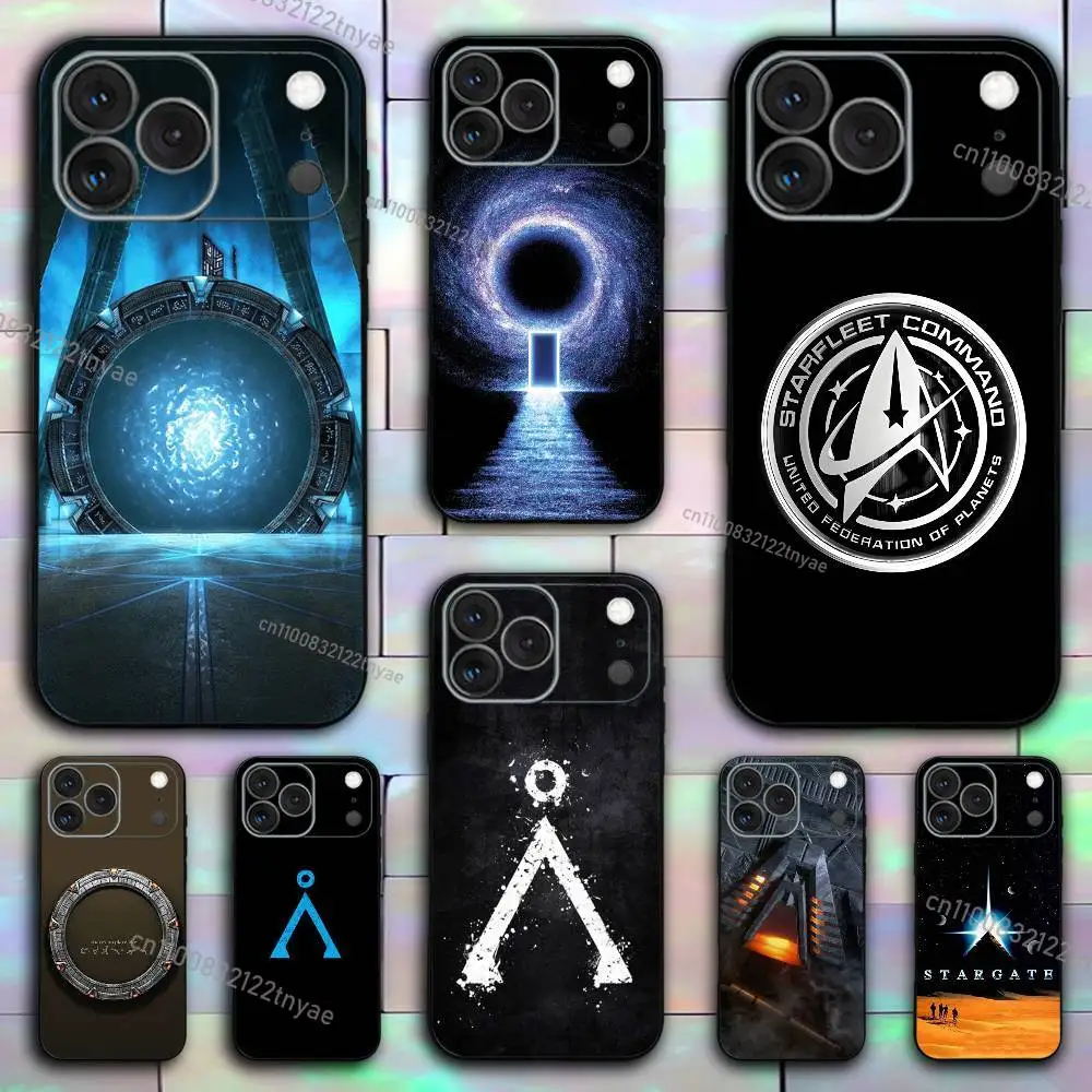 

Stargate Atlantis For iPhone 17,16,15,14,13,12,11,Pro,X,XS,Max,XR,Plus,Mini Soft Silicone Phone Case Black Shockproof TPU