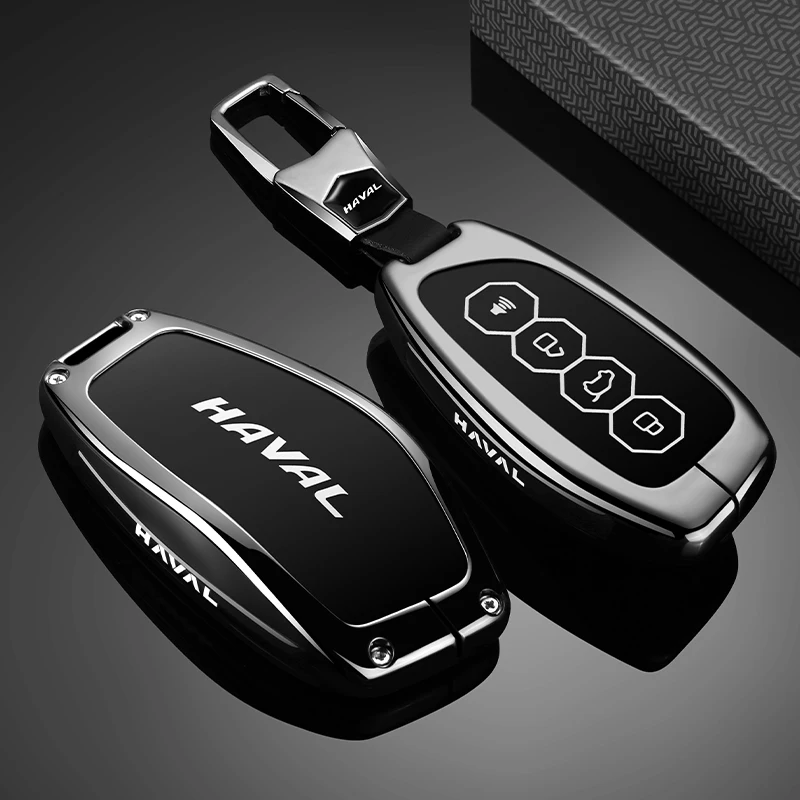 Car Key Case for HAVAL Hover XY H6 Dargo M6 H9 H6S F7X Jolion X DOG H2 H3 H5 H7 H8 M4 F7H H2S Zinc Alloy Cover Shell Accessories
