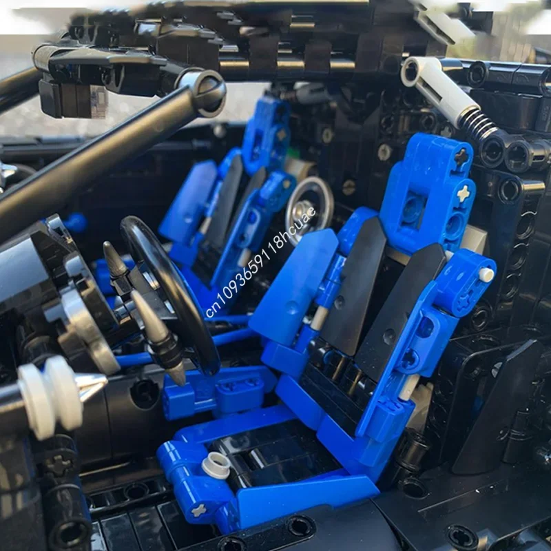 4706 Uds. MOC Pagani Huayra BC modelo técnico bloques de construcción arquitectura DIY Idea educación ladrillo regalos de navidad juguetes para niños
