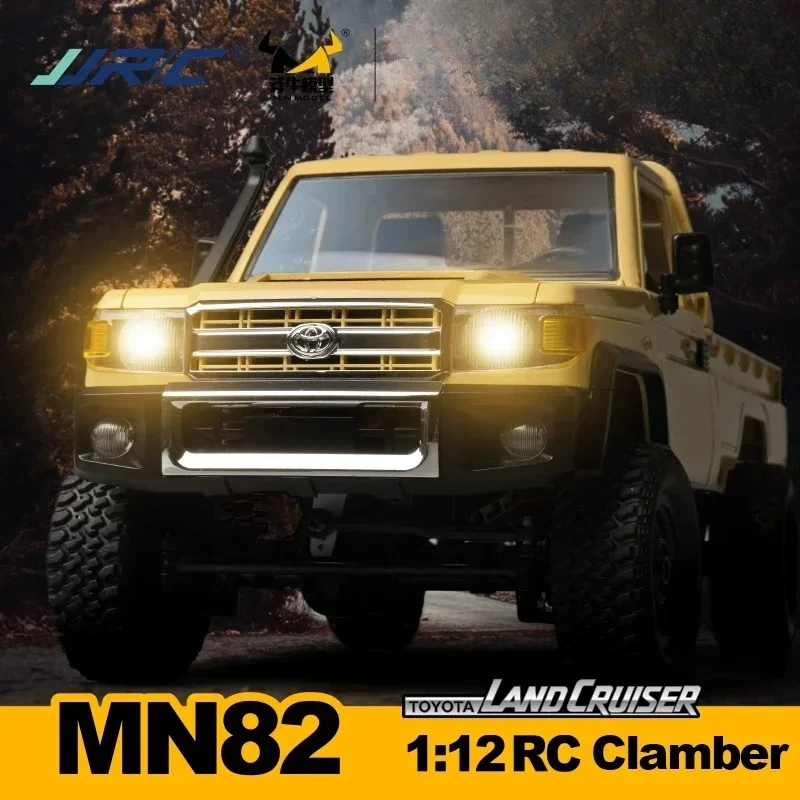 Novo veículo off-road de escalada com controle remoto mn82, escala completa 1:12 4wd para simulação lc79 modelo rc menino menina brinquedo carro rc