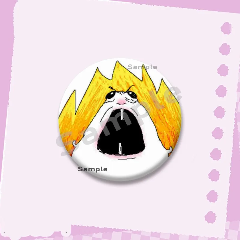 Kreative Lustige Hamster-Meme Emaille-Pins Niedliche Cartoon-Tier-Abzeichen Handgefertigte Runde Broschen für Kleidung Rucksack Accessoires Geschenke – Detail 14