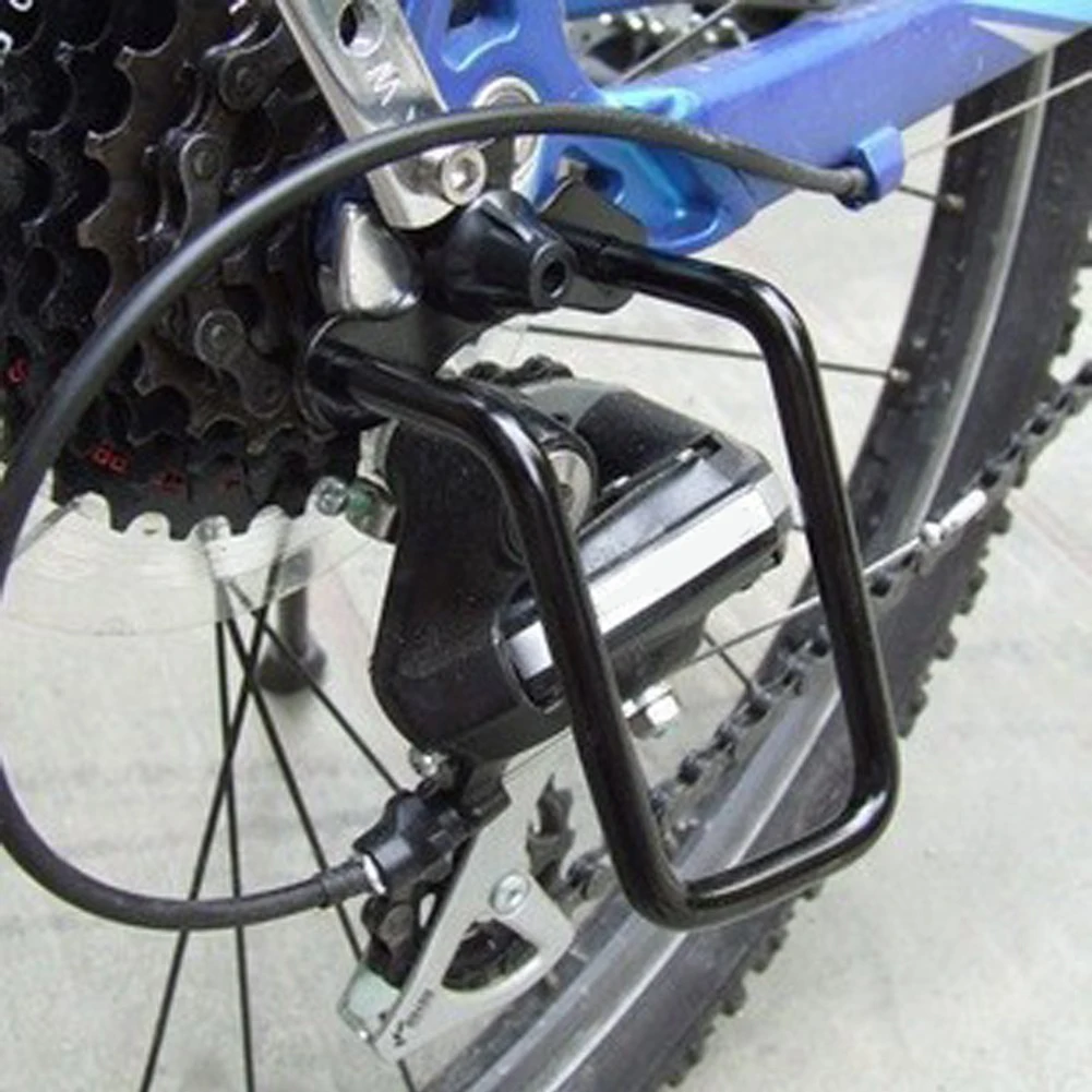 حامي الدراجة الخلفية Derailleurs الطريق دراجة دليل عجلة نقل حماية الإطار الخلفي Derailleur حامي #3