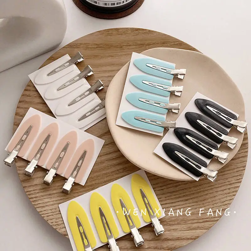 Keine Falten, einfache Haarspangen für Frauen und Mädchen, Haar-Styling, Make-up, keine Biegung, Haarnadeln, Haarspangen, modischer Haarschmuck