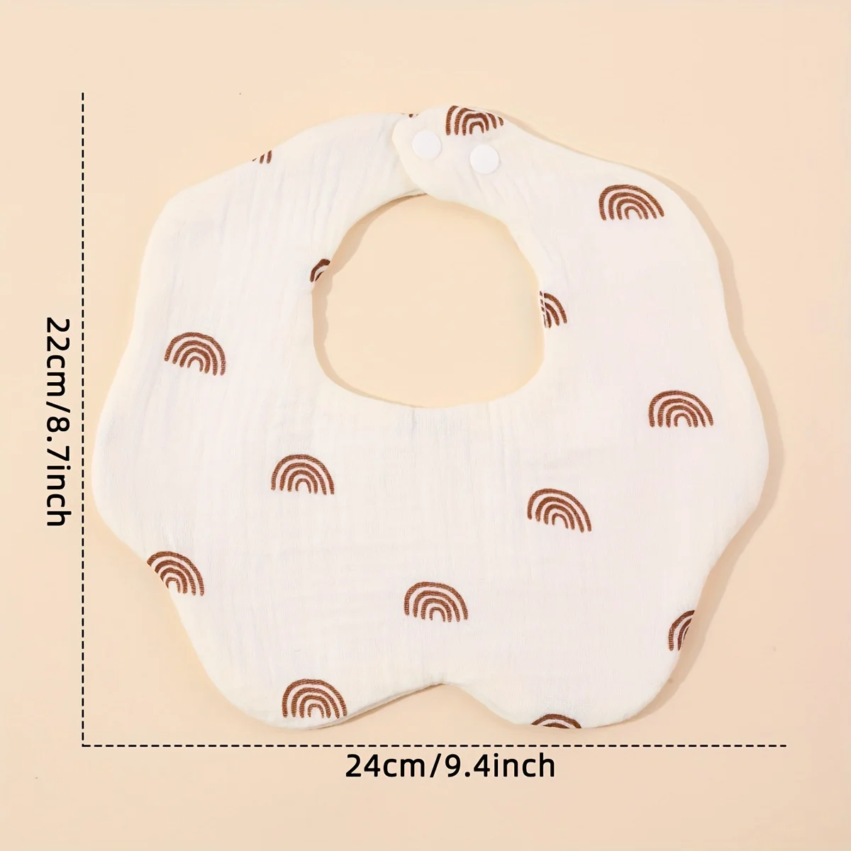 3PCS Cotton Gauze Baby Feeding Bibs Summer Soft Petal Infants Print Saliva Towel Newborn Toddler Burp Cloth Kids Bib