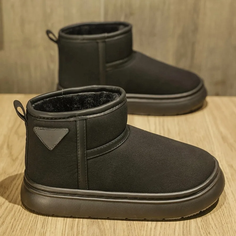 شعبية الرجال أحذية الثلوج الشتاء الرجال العصرية كل مباراة القطن حذاء دافئ حذاء بوت بطول الكاحل للرجال المضادة للانزلاق المخملية و رشاقته حذاء الثلوج