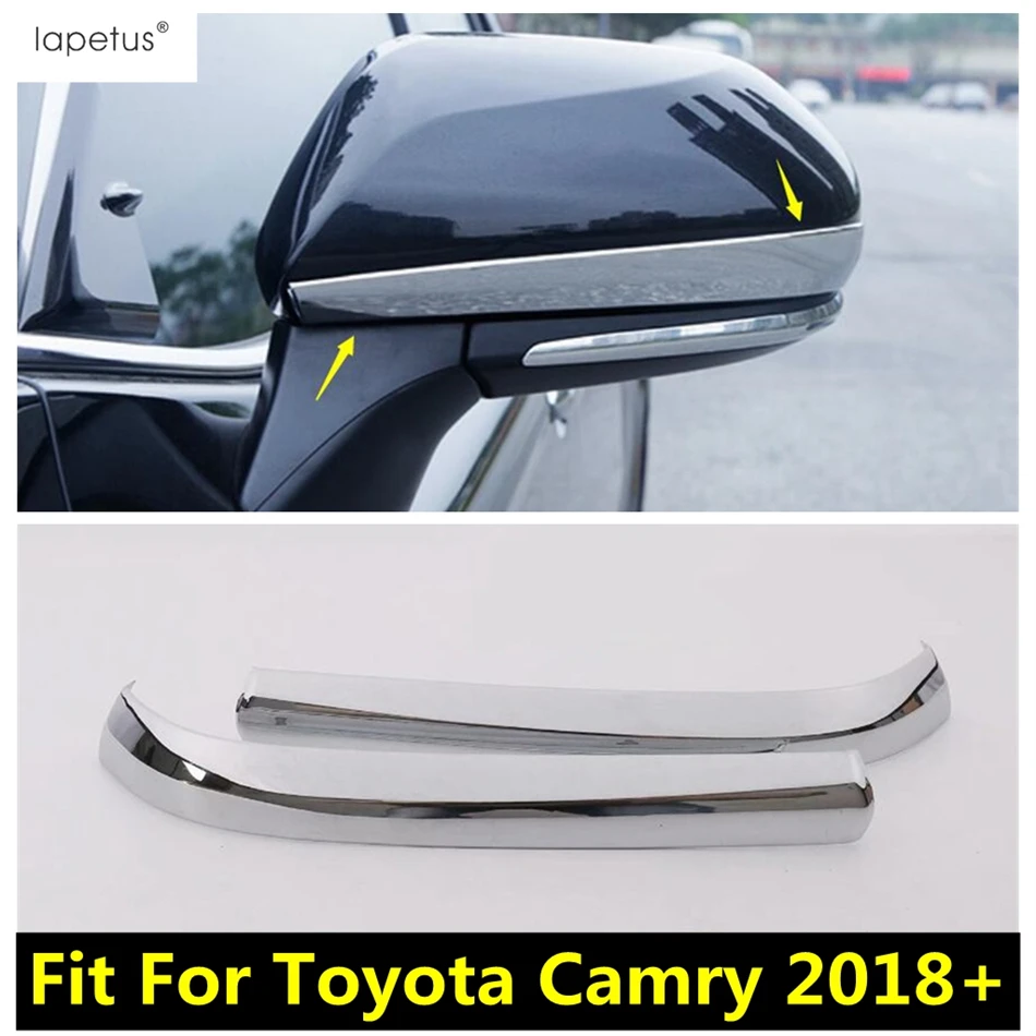 

Door Rearview Mirror Strip Decoration Protect Cover Trim ABS Chrome Accessories Exterior Refit Kit For Toyota Camry 2018 - 2022