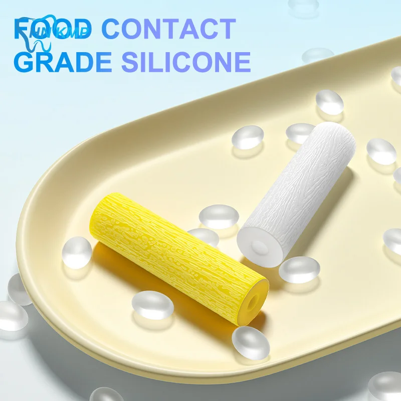 

10Pc Dental Stick Fruit Flavor Orthodontic Bite Aligner Chewies Silicone Teeth Stick Bite Tree Pattern Design Tooth Chew Aligner