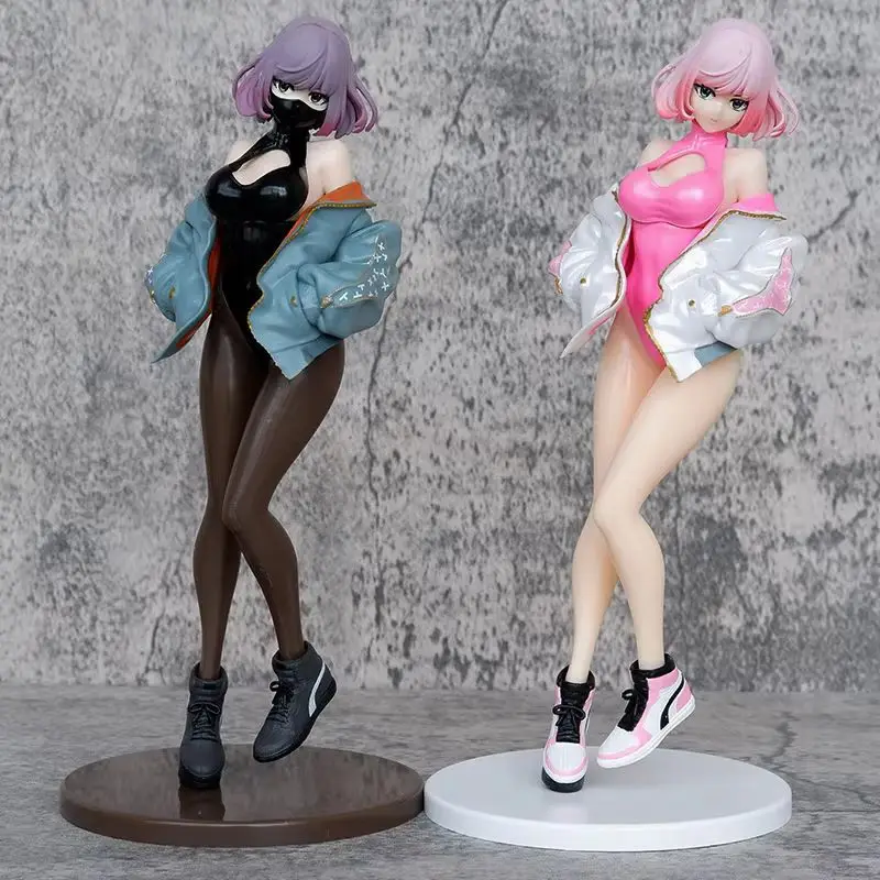Neue 22,5 cm Masked Girl Luna Illustration Biya Maler Manga Figur Pvc Modell Peripheriegeräte Manga Action Figur Geburtstag Geschenke Spielzeug