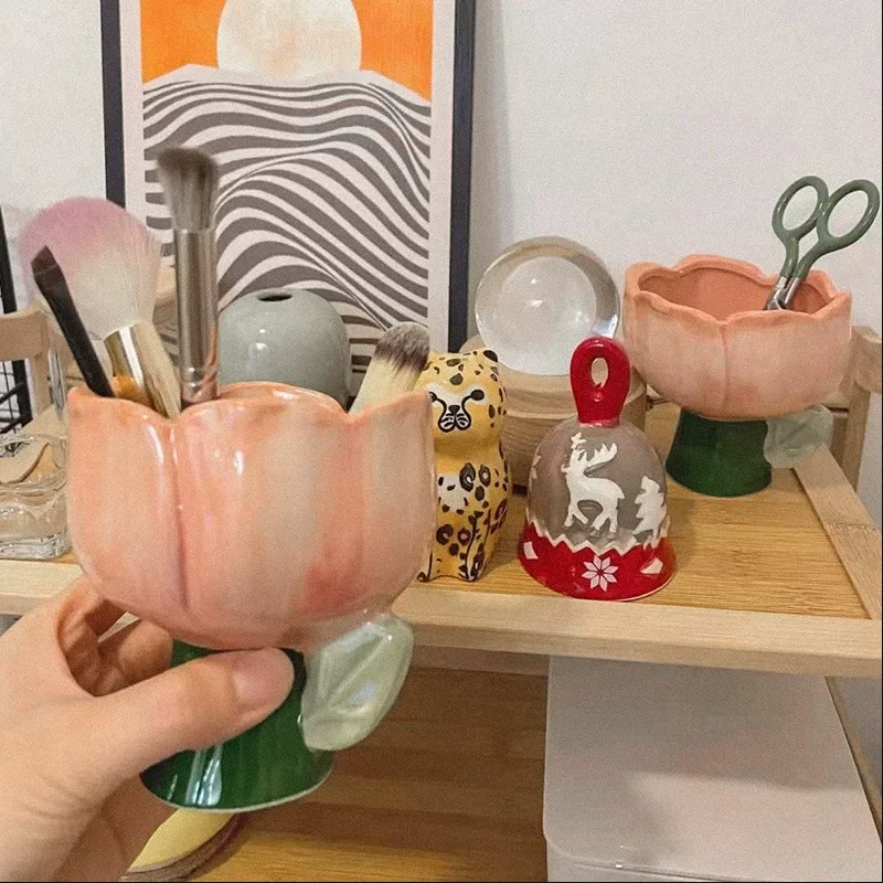 Cute Succulent Ceramic Flower Pot Animal Shape Elephant Dinosaur Plant Pot Desktop Balcony Decoration Home Decor Ceramic Vase