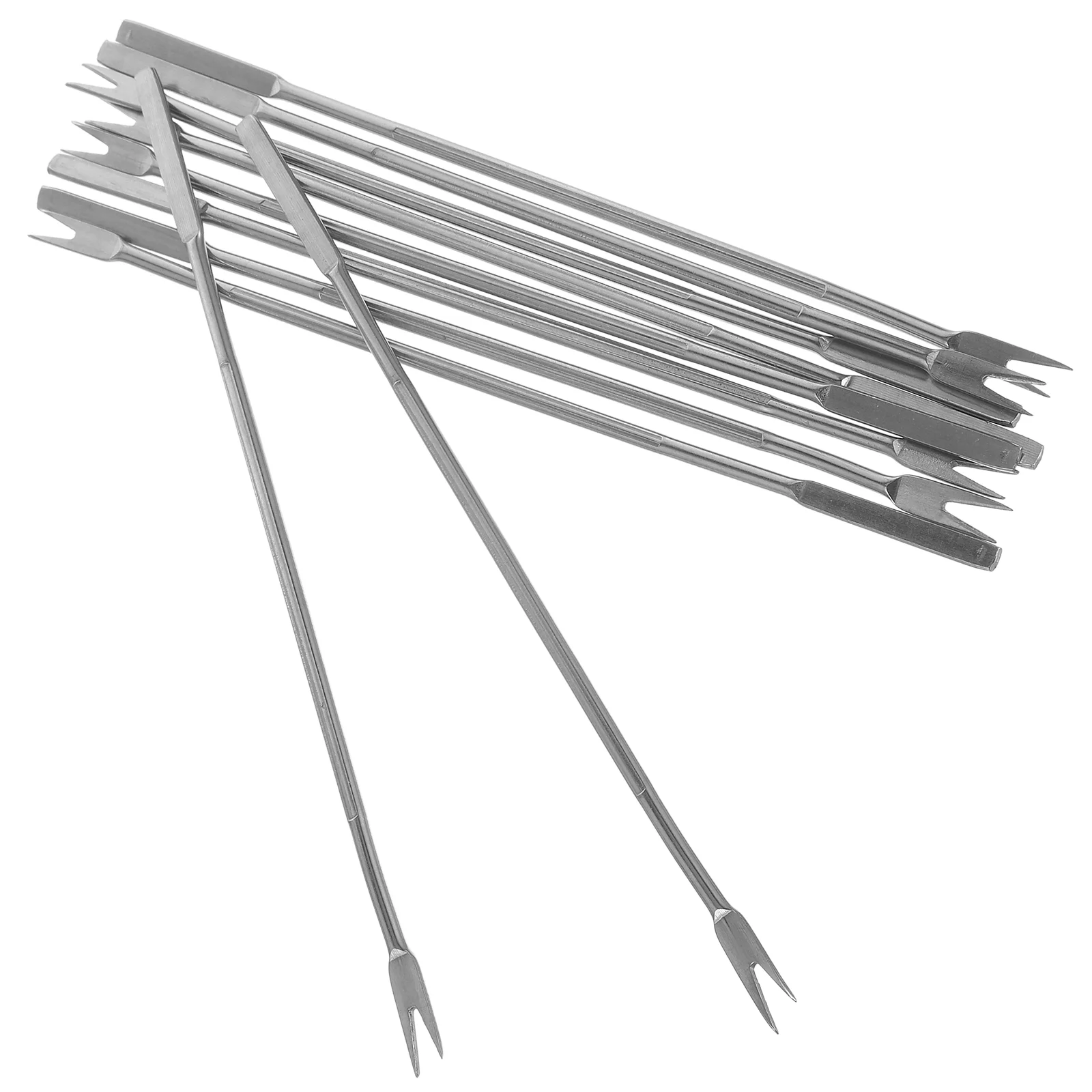 Crab Forks Walnut Dishwasher Rack Seafood Tools Multipurpose Stainless Steel Picks Shellfish