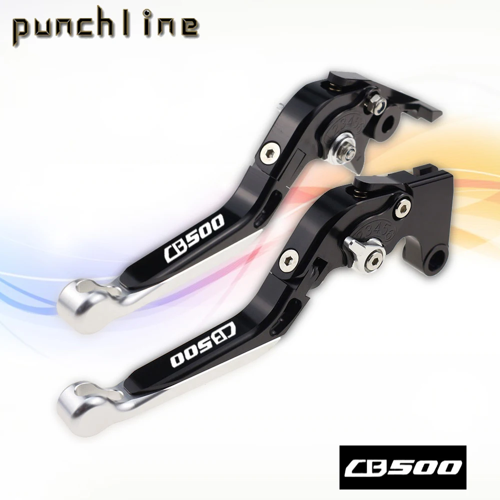 Fit For CB500 93-97 CB500F CB 500F 06-07 Motorcycle CNC Accessories Folding Extendable Brake Clutch Levers Adjustable Handle Set