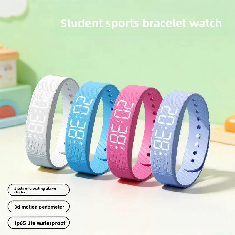 2026 New Kids Smart Watch for Students Back to School Gift No App Link Waterproof Swim Alarm Step Counter