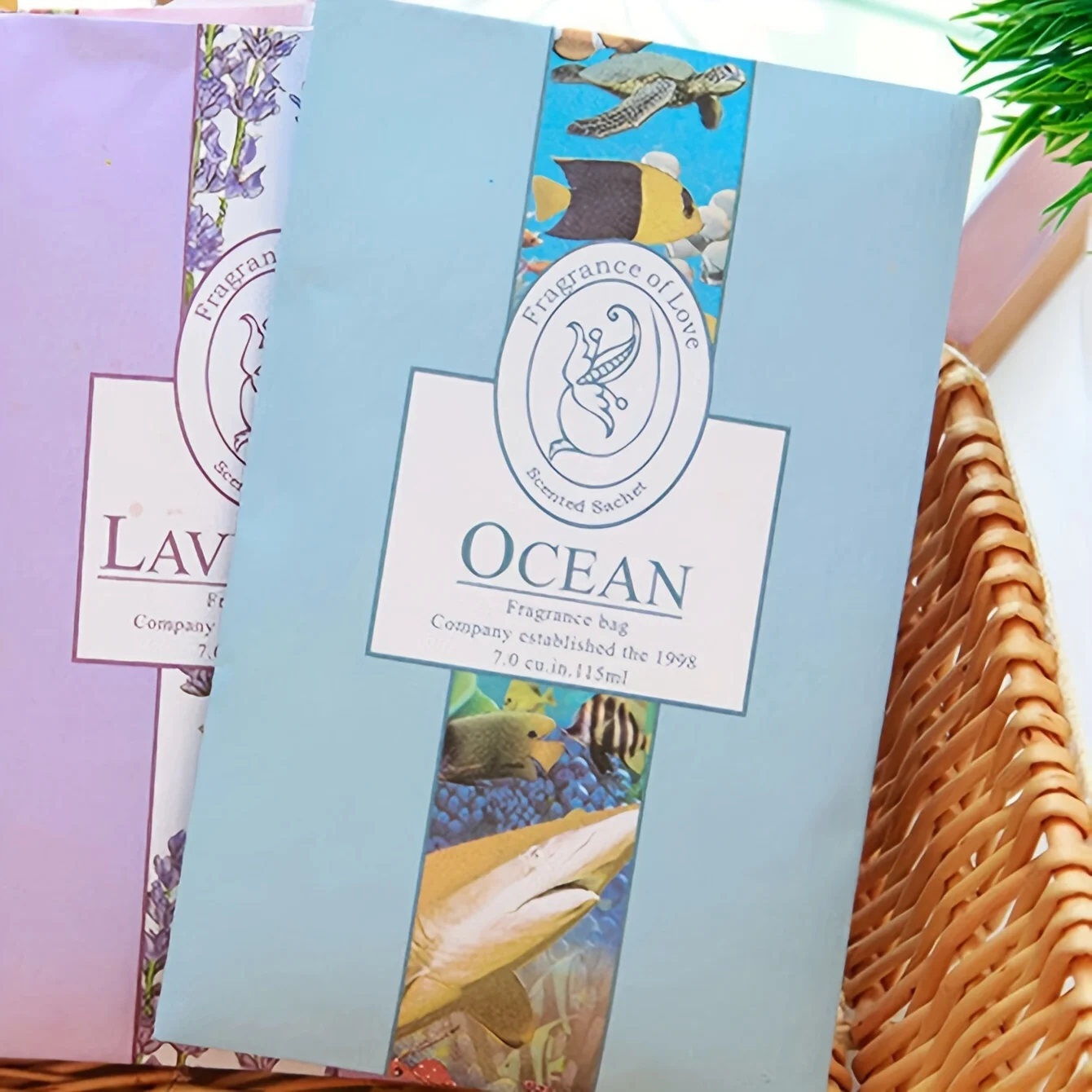 ​ ​ 5 قطع من أكياس التعليق المصنوعة من اللافندر الوردي المحيطي المعطرة - عبوات ورق مزيل الرائحة لدرج الخزانة للسيارة تدوم طويلاً