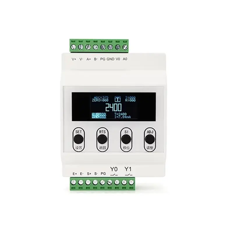 

ABFU-RS485 Iot Transmitter Instrument Indicator Display For Load Cell Output 0-20Ma, 0-5V, 0-10V Analog Model Accuracy 0.01G