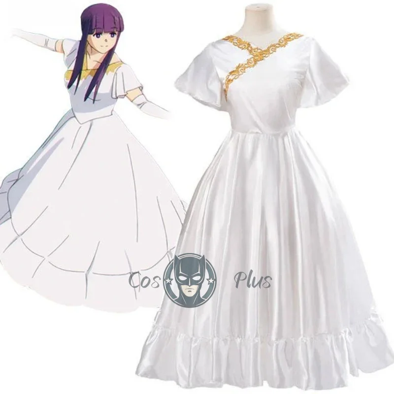 

Frieren: Beyond Journey's End Fern White Dress Cosplay Costume