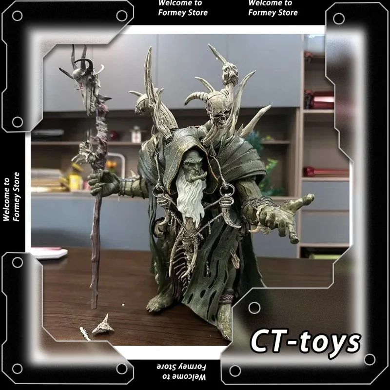 

37cm World of Warcraft Guldan Action Figures Custom Toys Figurine Statue Collection Desktop Decor Model Statue Holiday Toy Gifts