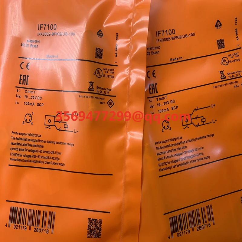 

Brand new stock IF7100 IF7101 IF7102 IF7106 IF7107 IF7010 Proximity switch sensor