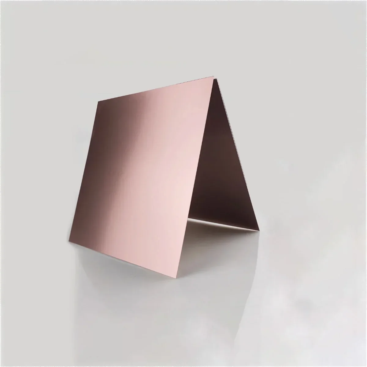 Rose Gold Anodized Aluminum Alloy Plate/Customized Decorative Panel / Thickness 0.1-2mm