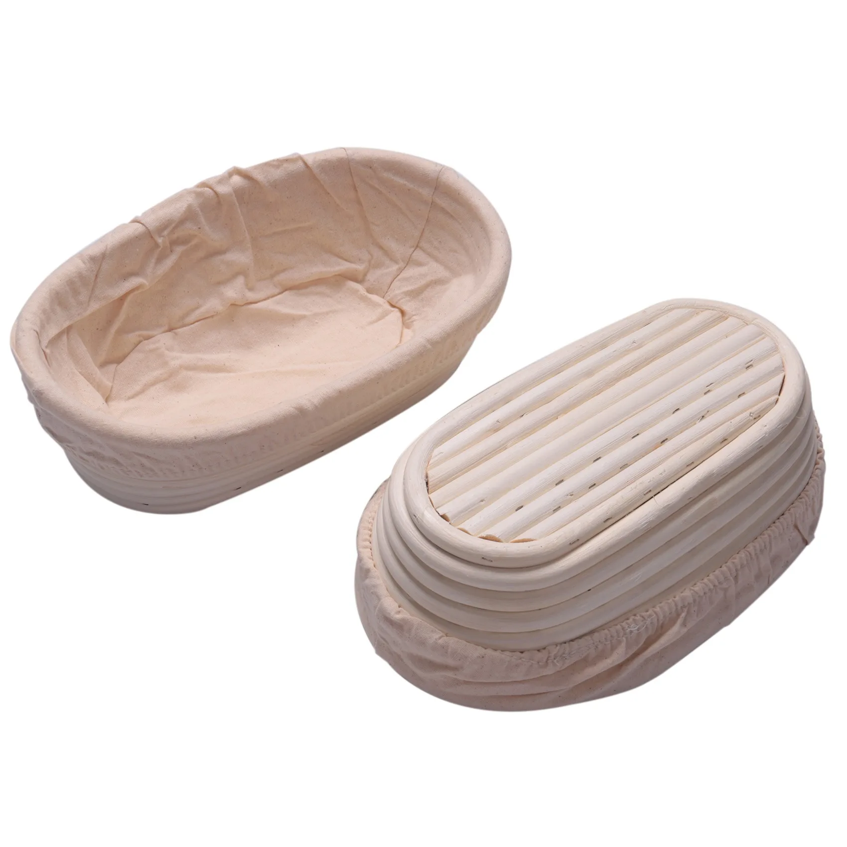 

AA50-2 шт., 25 см/10 дюймов, корзина для хлеба, корзина из ротанга, вкладыш, круглый овальный поднос для фруктов, контейнер для хранения теста, еды