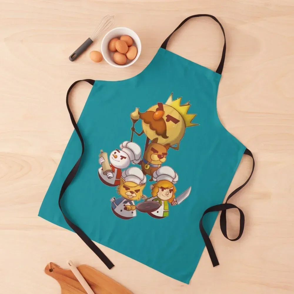 Cute Overcooked Gift Boy Girl Apron Kitchen Items professional hairdressing Apron