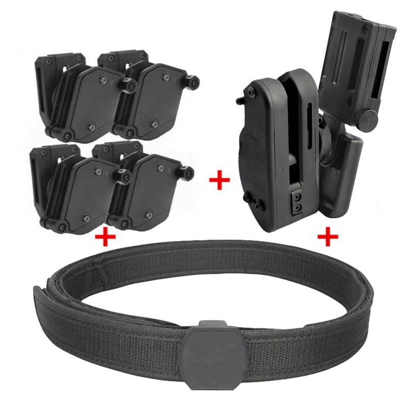 

Tactical IPSC Belt Shooting Belt with Pistol Holster Speed Magazine Pouch Set Competition Shooting Belt Tactical Mag Holster