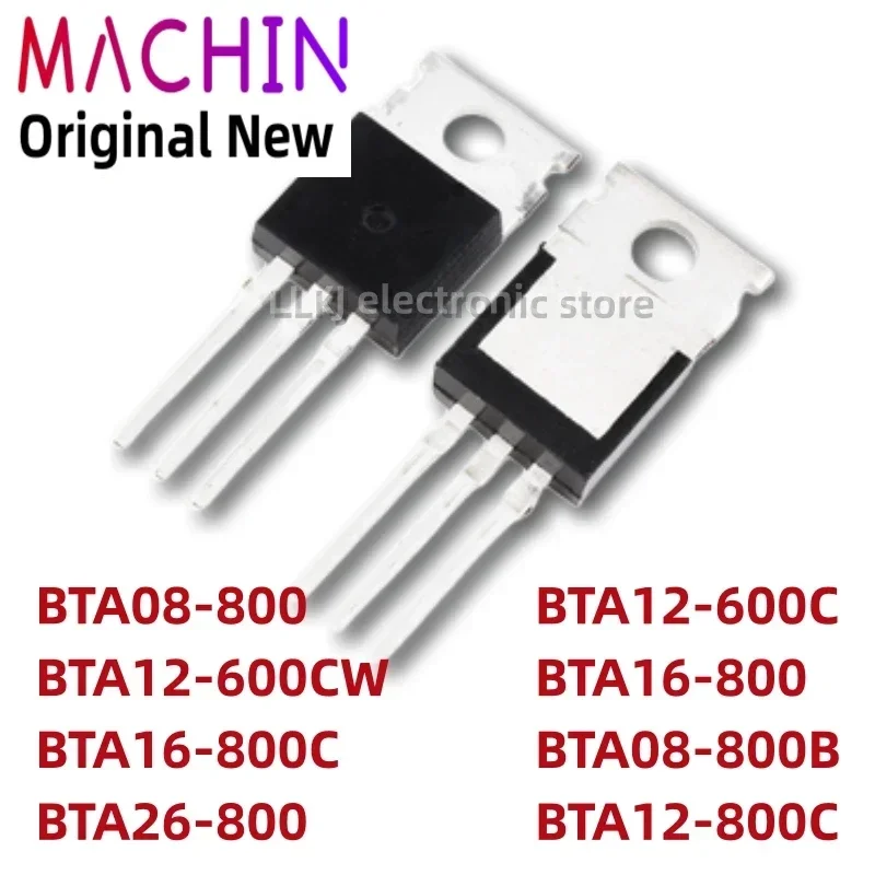 1pcs BTA08-800 BTA12-600CW BTA16-800C BTA26-800 BTA12-600C BTA16-800 BTA08-800B BTA12-800C TO220 MOS FET TO-220.