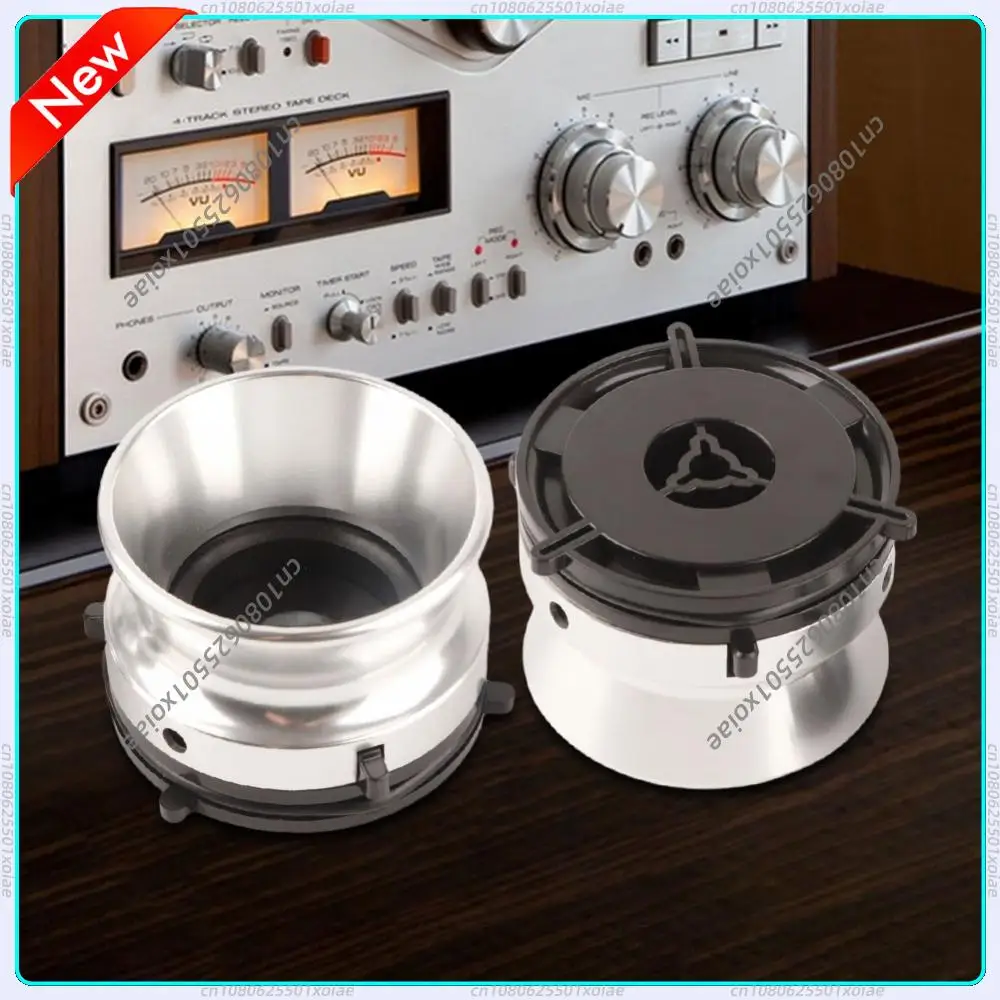 

1 Pair NAB Hub Adapters Universal Loading Device Polished Aluminum Alloy 10 Inch Opener for Studer ReVox for Akai for Teac