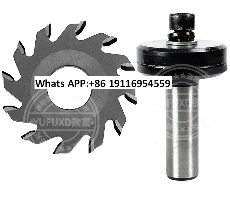 Diamond saw blade, woodworking pcd saw blade T-slot sawing T-milling cutter with handle saw blade