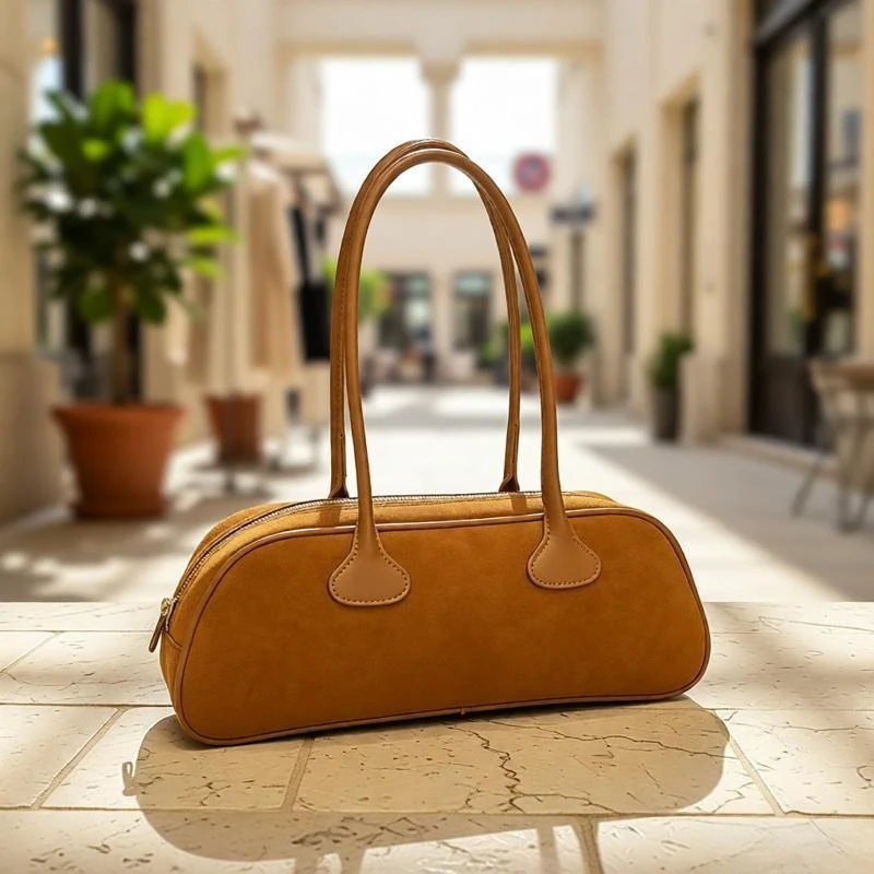 

2026 High Quality Winter Design Large Capacity Shoulder Bags Solid Color Faux Suede Super Cool Stylish Design Women's Handbags