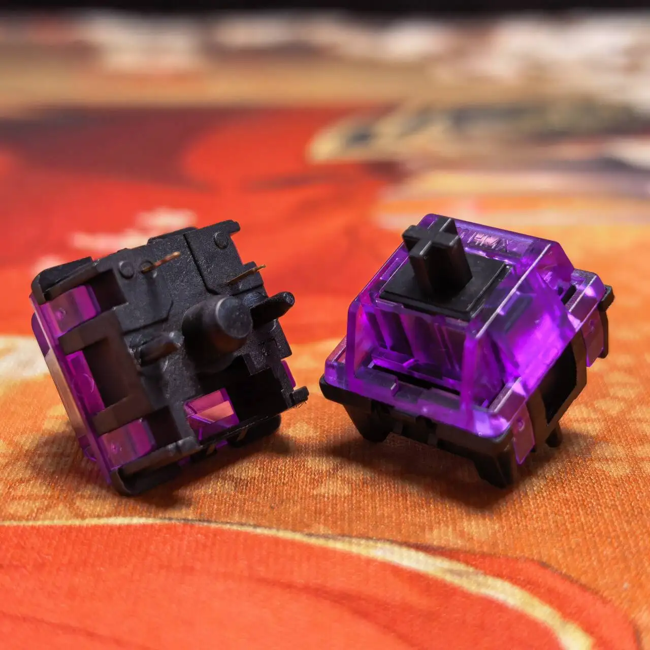 HMX Cthulhu Switch Super hard Clacky Ultimate Crisp Sound 5 Pins 37g 45g 50g Linear HiFi Switches Mechanical keyboard HMX Switch