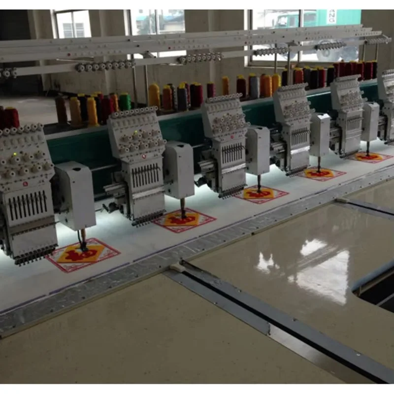 Industrial Embroidery Machine Automatic Logo Embroidery Equipment for Clothing Textile Manufacturing