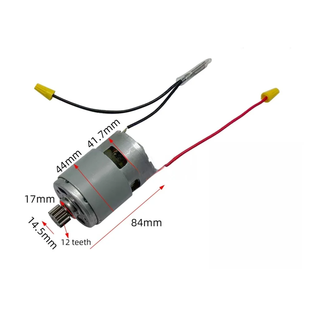 21V Motor for Grass Trimmer with Thermal Safety Protection Designed for 755 Model 12 Tooth Metal Cutting Assembly