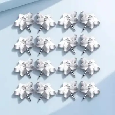 

50Pcs Clear Star Push Pins Creative Thumb Tacks for Cork Board Wall Hanging Decorative Office Home Push Pins for Wall Hanging
