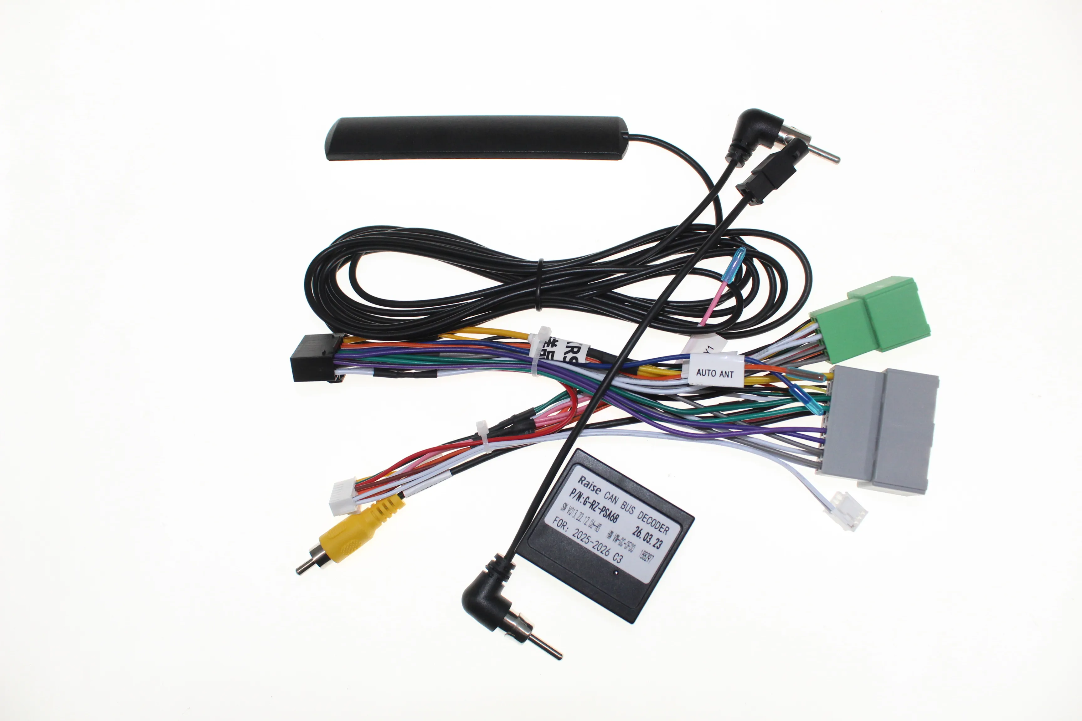 Car Radio Wiring Cable For PEUGEOT CITROEN C3 2025-2026 16Pin Harness Adapter With CANBUS Box 2DIN Head Unit Stereo Plug Android view 2