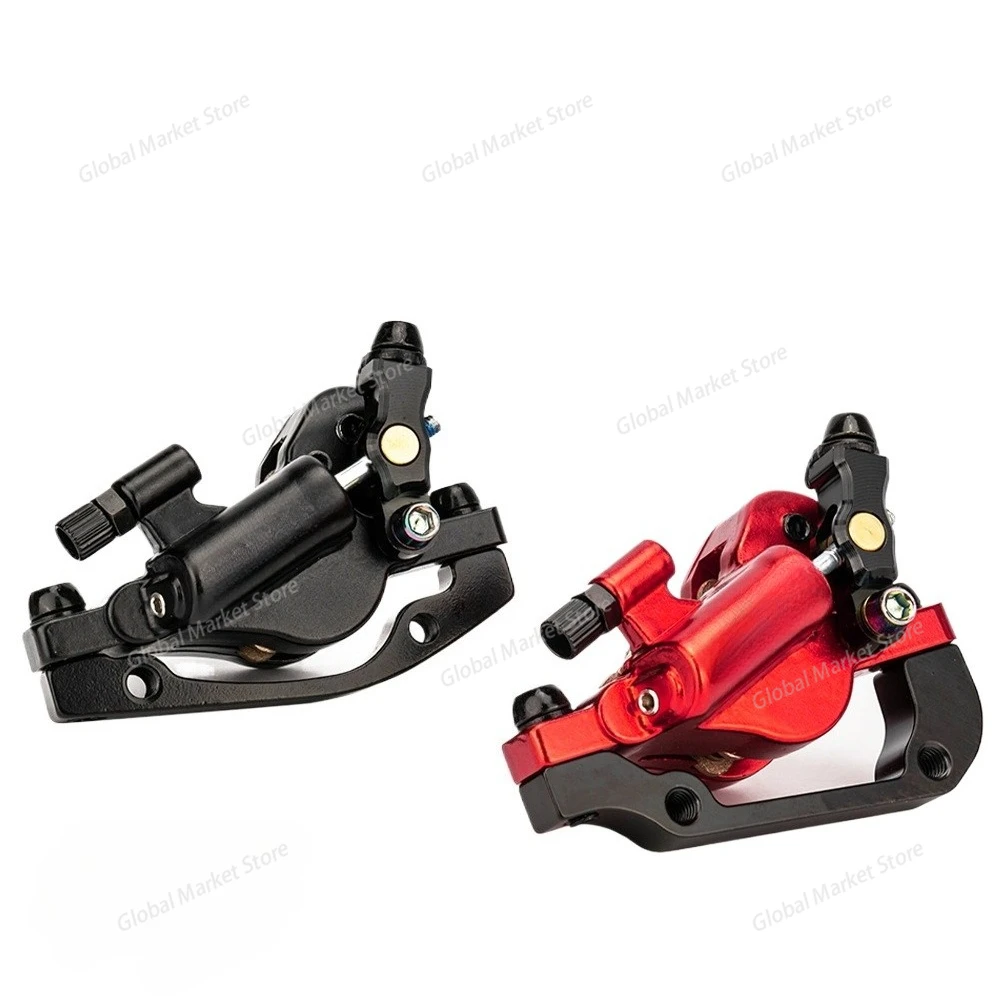 

Mountain bike hydraulic disc Brake calipers, bicycle cable-actuated large-piston oil disc brakes, all-metal brake pads