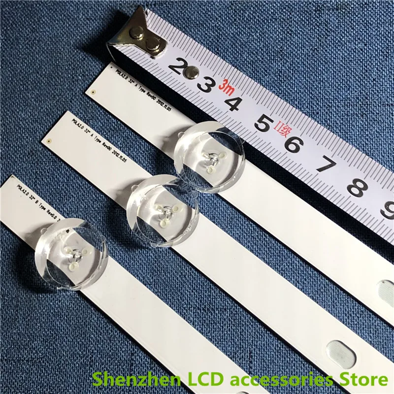 Per LG POLA2.0 32 HC320DXN-VSFP4-21XX 3 pezzi srtips 100% nuovo alluminio 3V